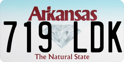 AR license plate 719LDK