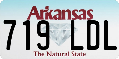 AR license plate 719LDL