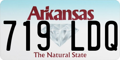 AR license plate 719LDQ
