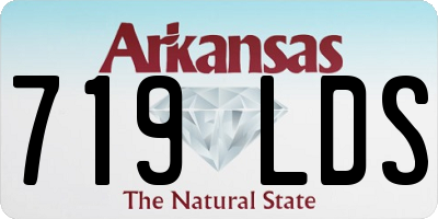 AR license plate 719LDS