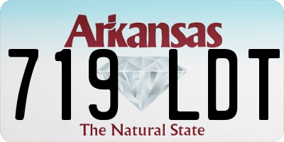 AR license plate 719LDT