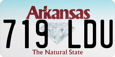AR license plate 719LDU