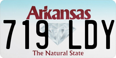 AR license plate 719LDY