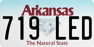AR license plate 719LED
