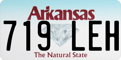 AR license plate 719LEH