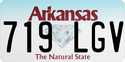 AR license plate 719LGV