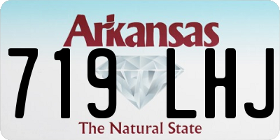 AR license plate 719LHJ
