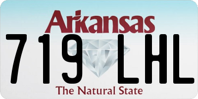 AR license plate 719LHL