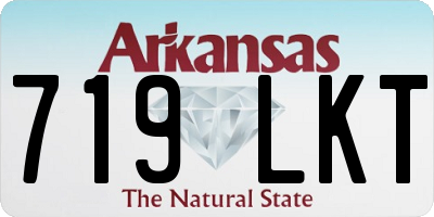 AR license plate 719LKT