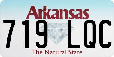 AR license plate 719LQC