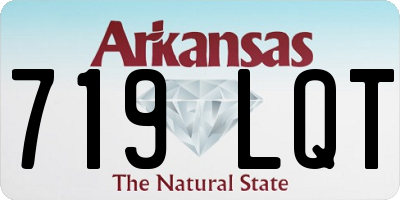 AR license plate 719LQT