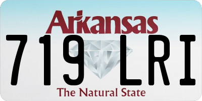 AR license plate 719LRI