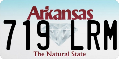 AR license plate 719LRM