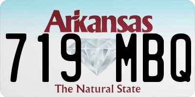 AR license plate 719MBQ