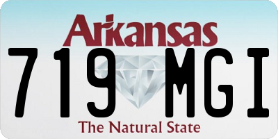 AR license plate 719MGI