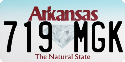 AR license plate 719MGK