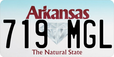 AR license plate 719MGL