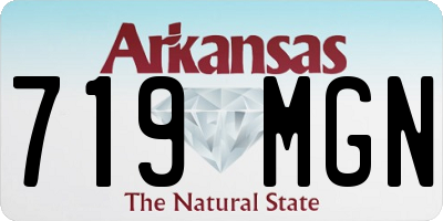 AR license plate 719MGN
