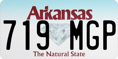 AR license plate 719MGP