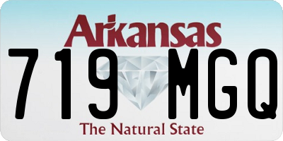 AR license plate 719MGQ