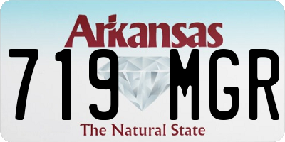 AR license plate 719MGR