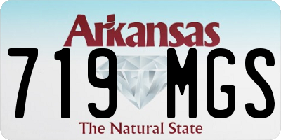 AR license plate 719MGS