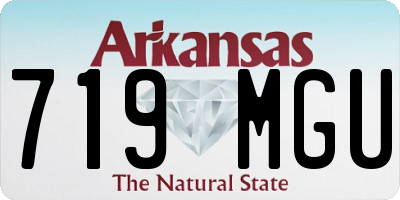 AR license plate 719MGU