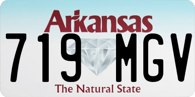 AR license plate 719MGV