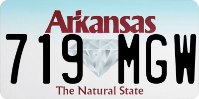 AR license plate 719MGW