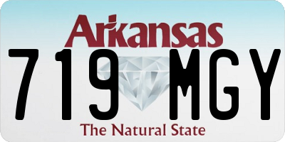 AR license plate 719MGY