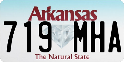 AR license plate 719MHA