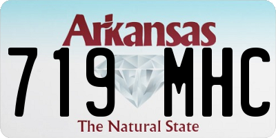 AR license plate 719MHC