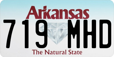 AR license plate 719MHD