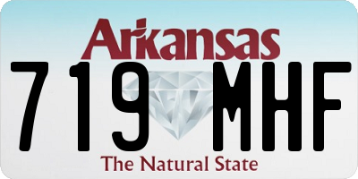 AR license plate 719MHF
