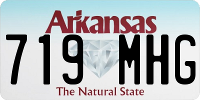 AR license plate 719MHG