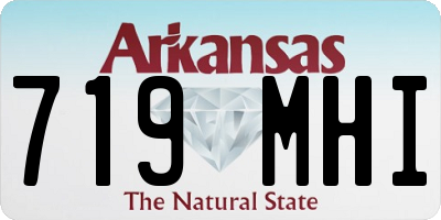 AR license plate 719MHI