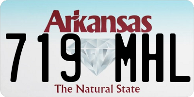 AR license plate 719MHL