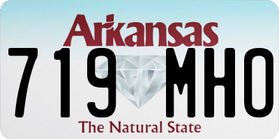 AR license plate 719MHO
