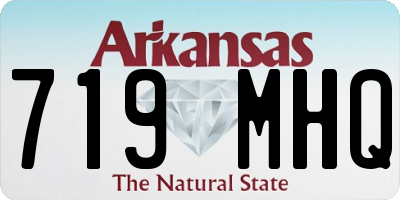 AR license plate 719MHQ
