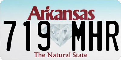 AR license plate 719MHR