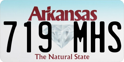 AR license plate 719MHS