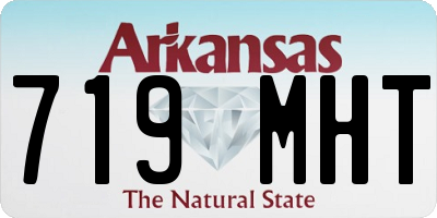 AR license plate 719MHT