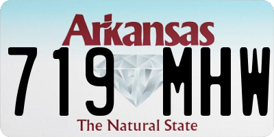 AR license plate 719MHW