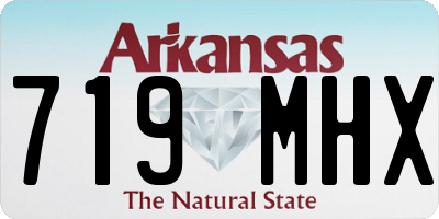 AR license plate 719MHX