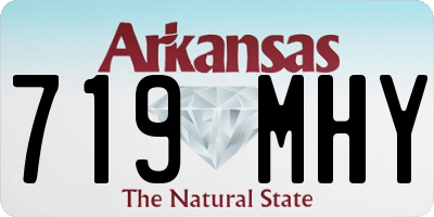 AR license plate 719MHY