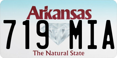 AR license plate 719MIA