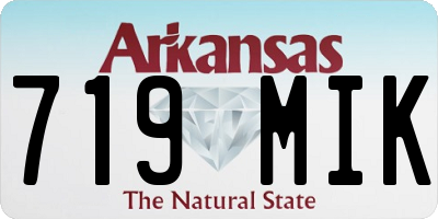 AR license plate 719MIK