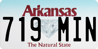AR license plate 719MIN