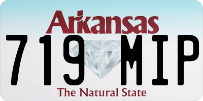 AR license plate 719MIP