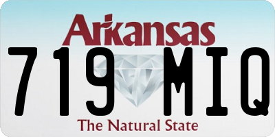 AR license plate 719MIQ